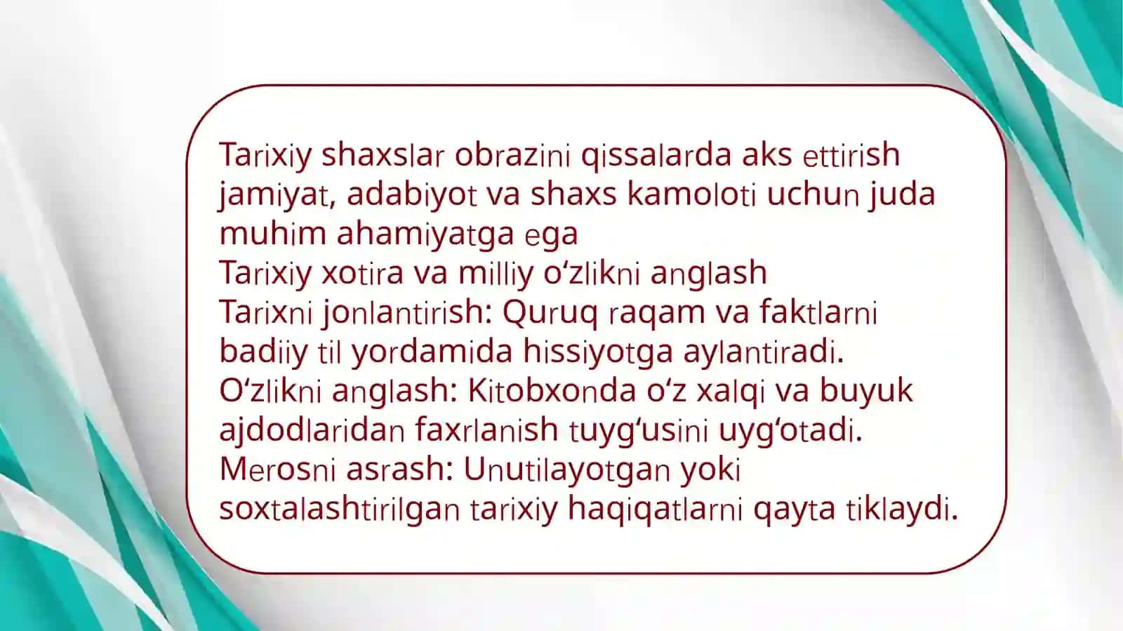 Mashhur tarixiy shaxslar hayotiyoritilgan qissalar 4