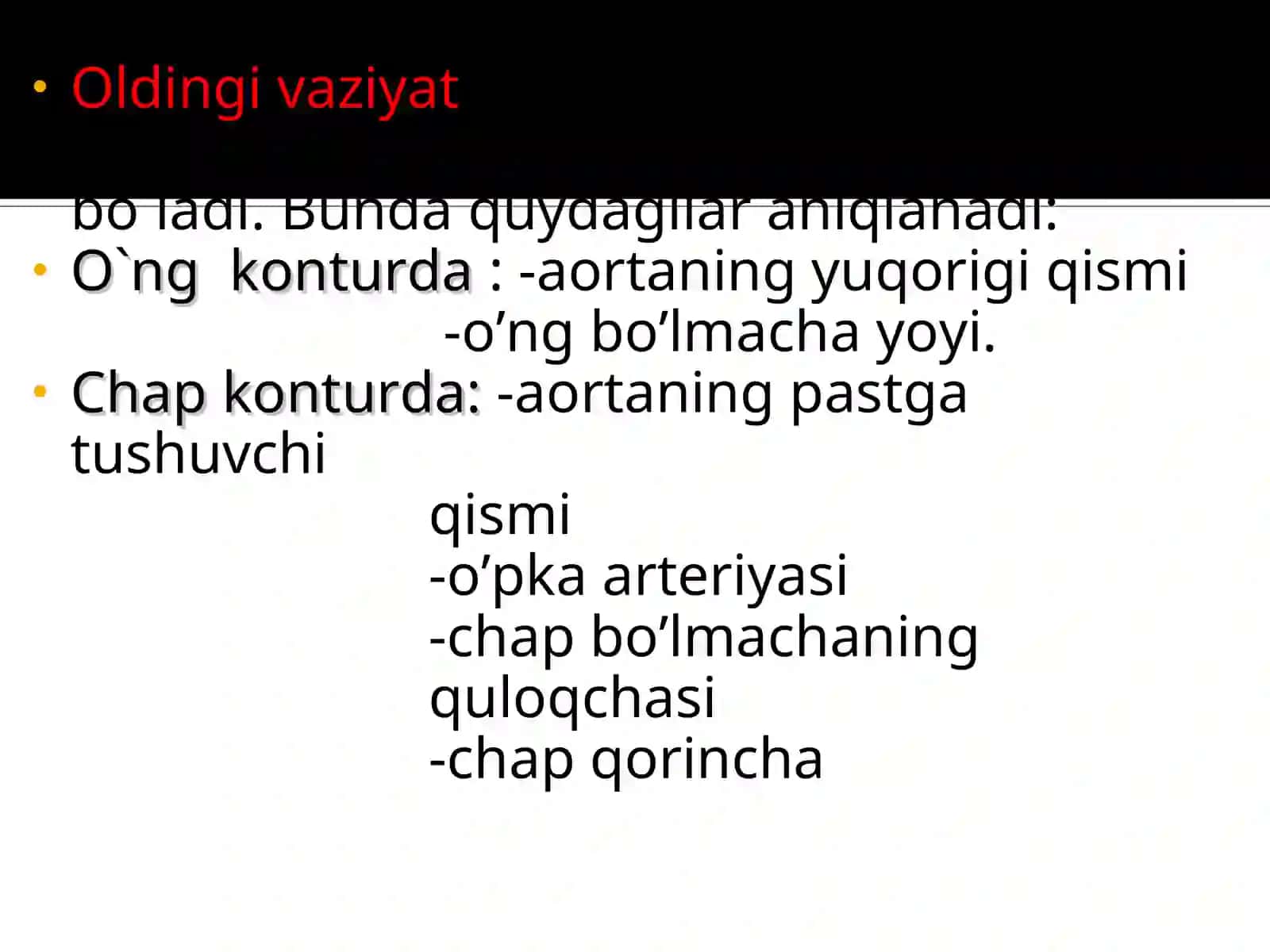 Yurak va yirik qon tomirlarni rentgenologik tekshirish usullari 4