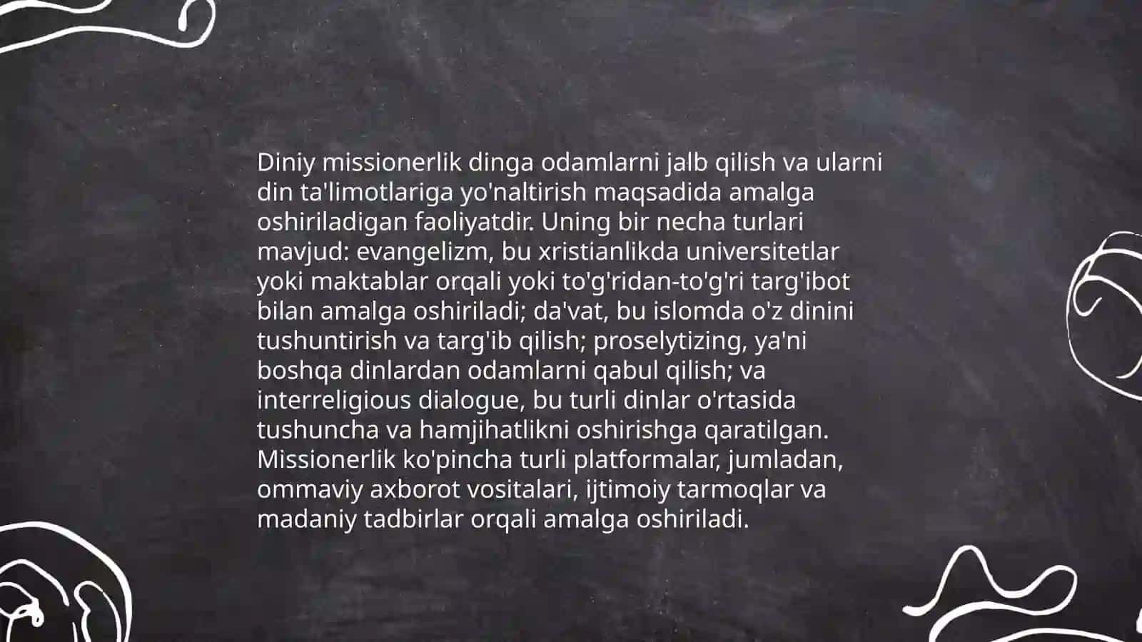 Missionerlik faoliyati 4