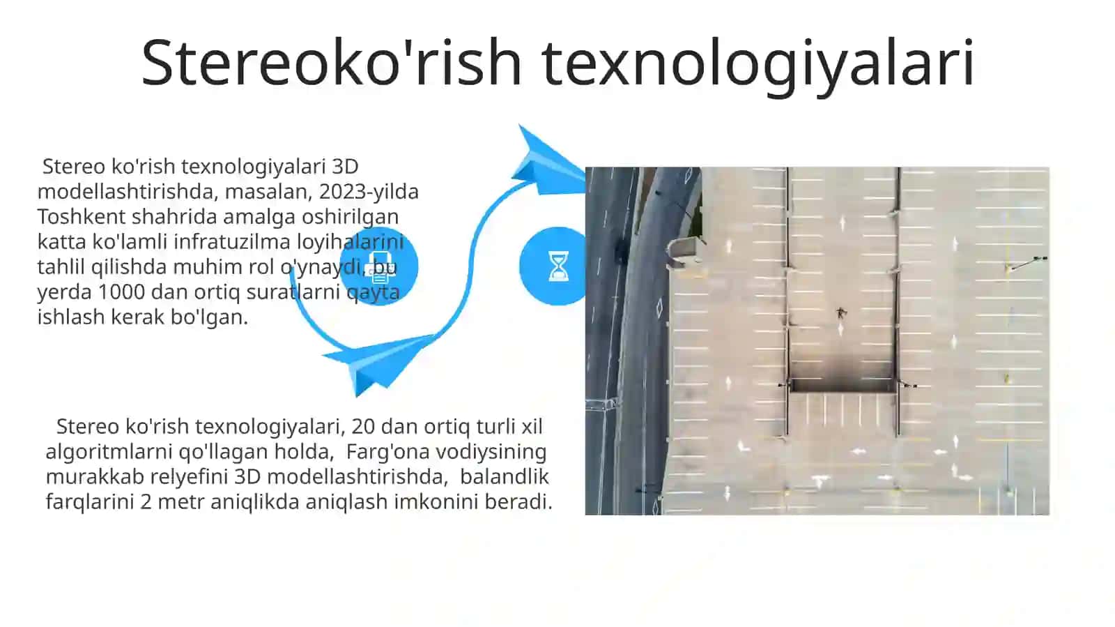 Aerofotosuratni grafik transformatsiyalash Stereoskop bilan stereoeffekt hosil qilish 4