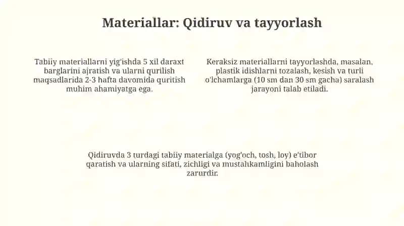 MTTda tabiiy va tashlandiq materiallardan turning oʻyinchoqlar yasash 4