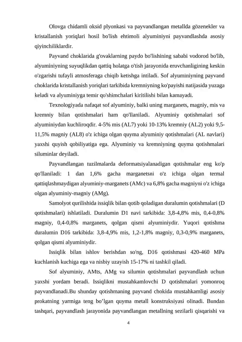 Rangli metallarni payvandlash texnologiyasi va jihozlari 4