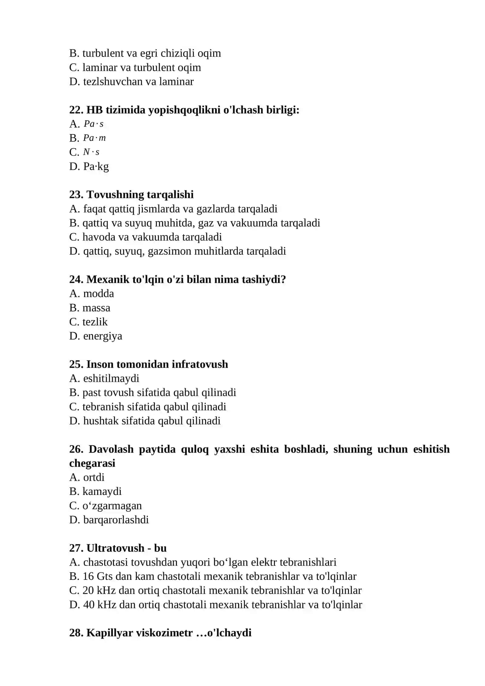 Kinematik yopishqoqlik koeffitsienti 4