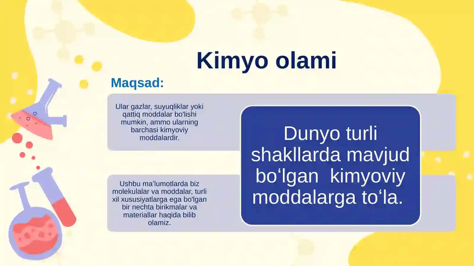 Umumta'lim maktablarida Kimyo fanini o'qitishda zamonaviy yondashuv 4