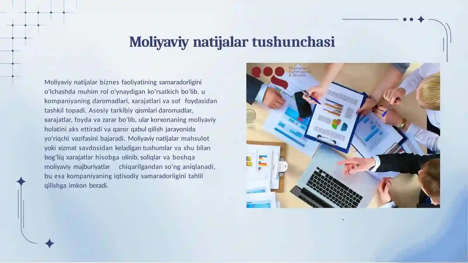 Moliyaviy natijalar tahlil qilish 4