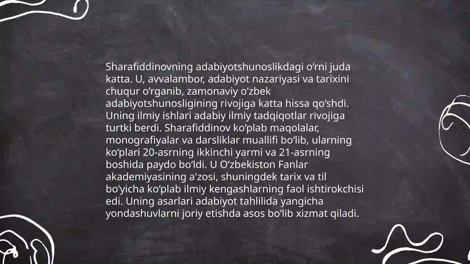 Olim Sharafiddinovning tandiqshunoslikka qo'shgan hissasi 4