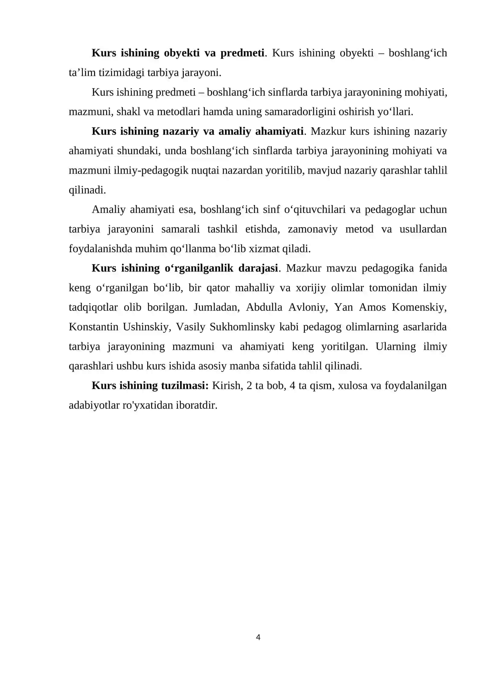 Boshlang‘ich sinflarda tarbiya jarayoni mohiyati va mazmuni 4