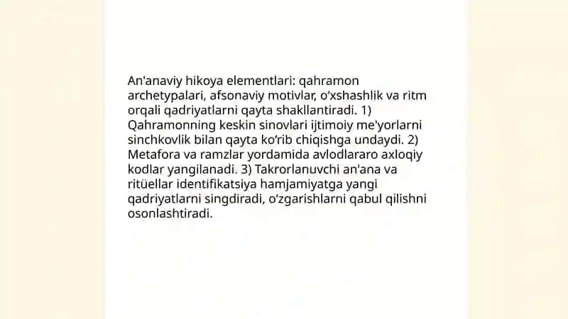 Jamiyatdagi ozgarishlarni keltirib chiqargan madaniy kontent storytellingi 4