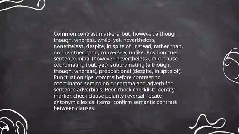 Peer checking and Identifying Contrasts 4