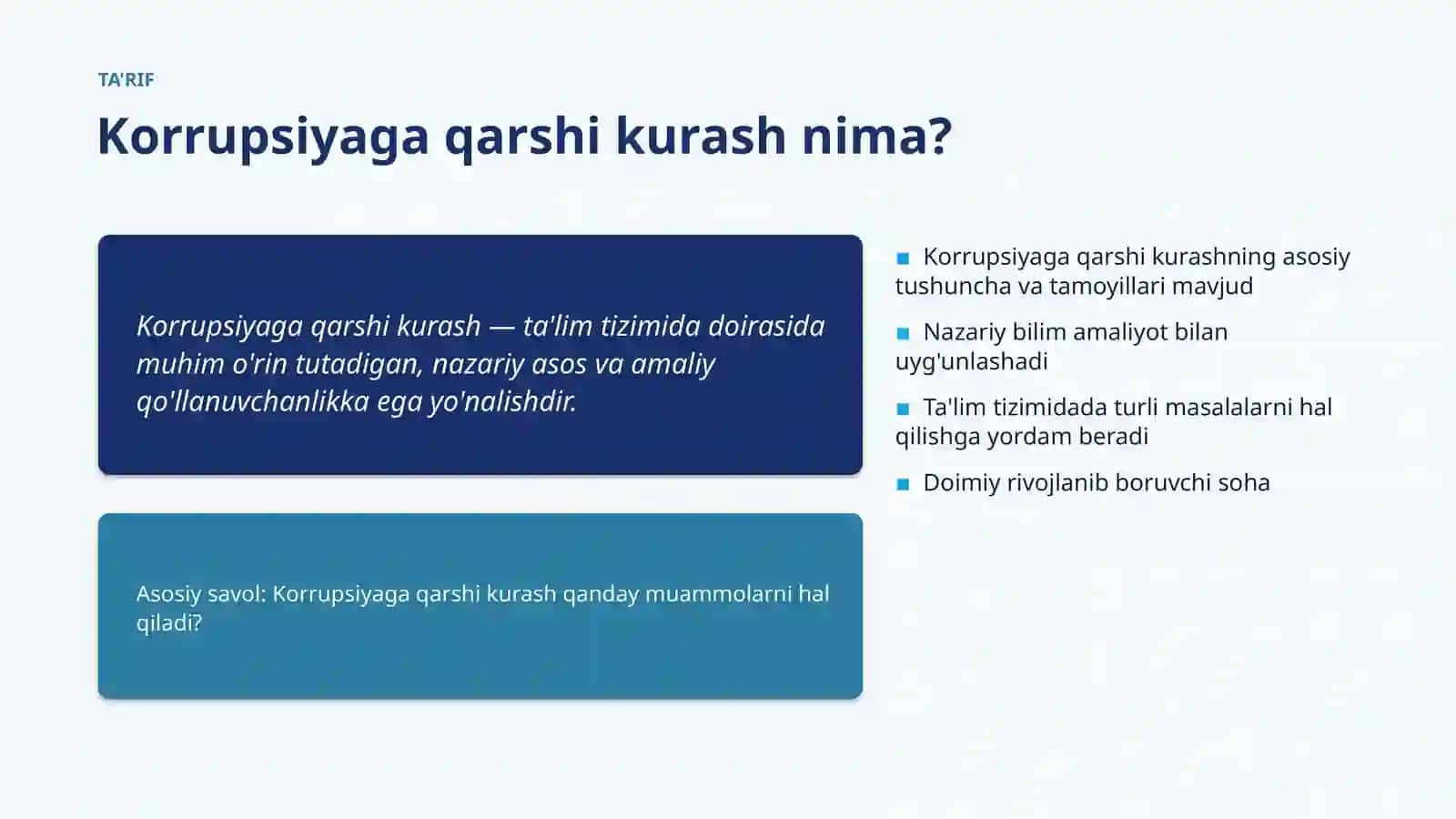 Korrupsiyaga qarshi kurash 4