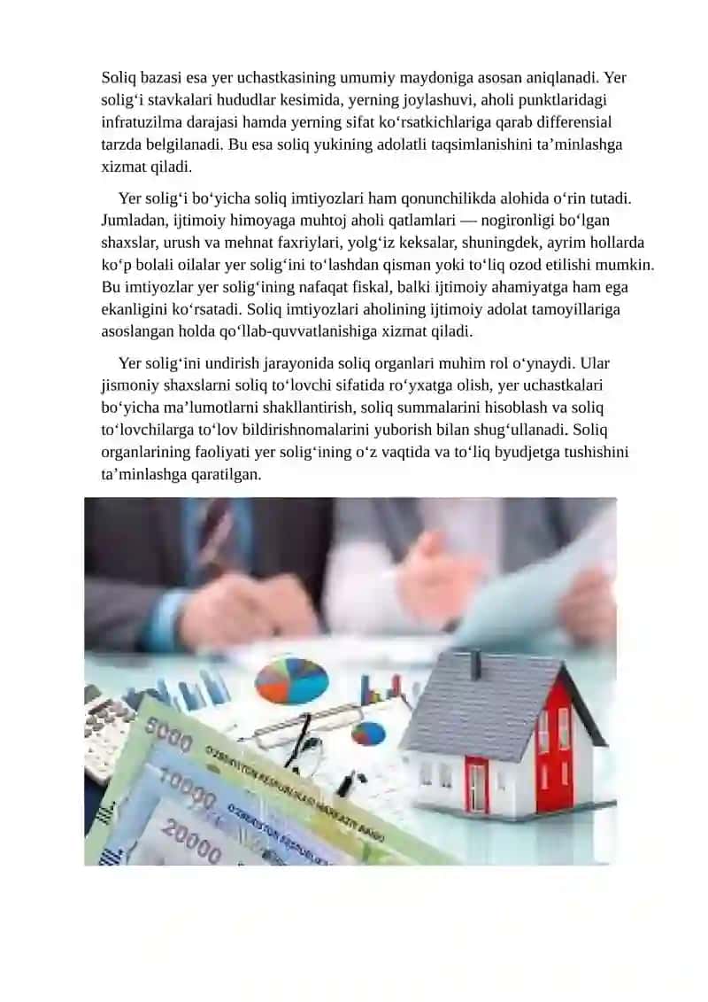 Jismoniy shaxslardan olinadigan yer solig'ini hisoblash va byudjetga undirish tartibi 4