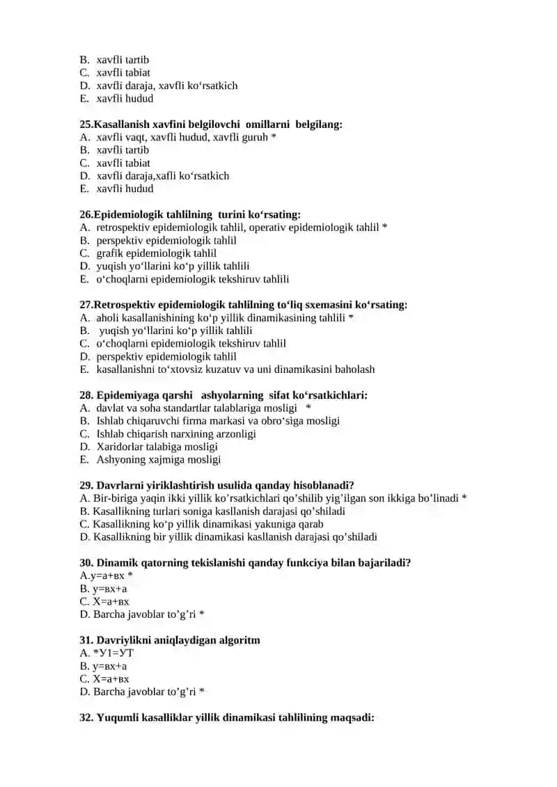 № 4 Kasallikning ko‘p yillik dinamikasi tahlilining maqsad va vazifalari 4