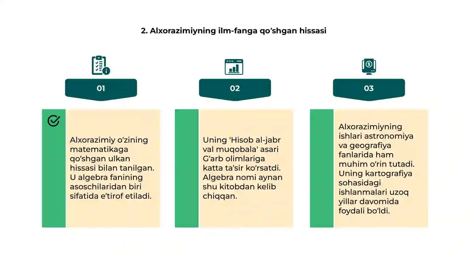 Muso Alxorazimiyning tabiiy, ilmi, falsafiy qarashlar 4