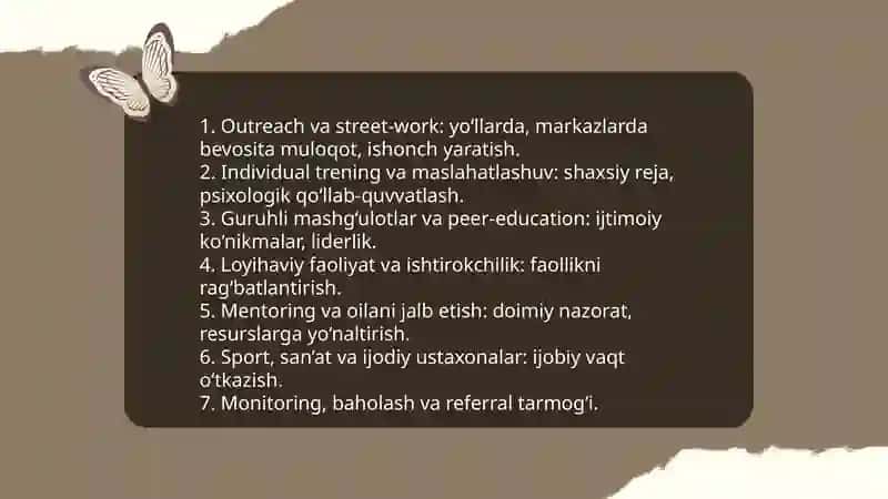 Uyushmagan yoshlar bilan olib boriladigan ijtmoiy-pedagogik ish 4