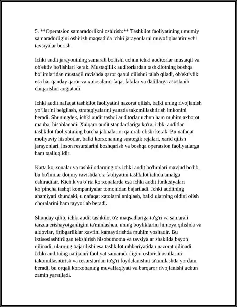 ICHKI AUDITNING MAZMUNI VA AHAMIYATI 4