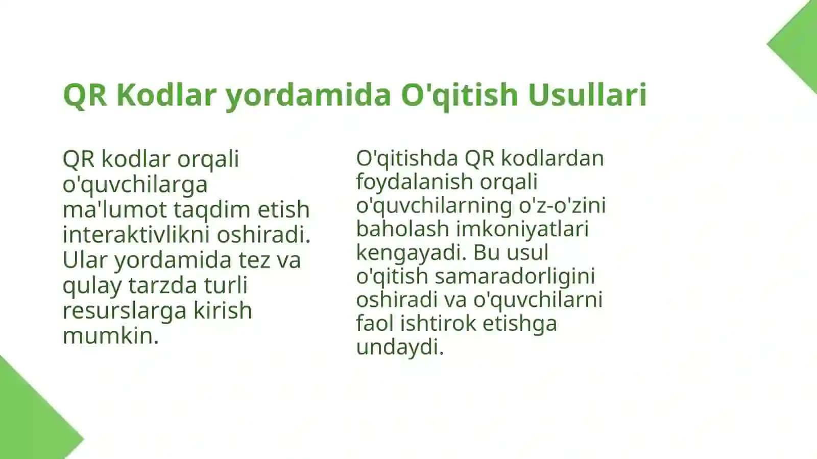 QR - kôdli topshiriqlarning ona tili darslaridagi didaktik imkoniyatlari 4