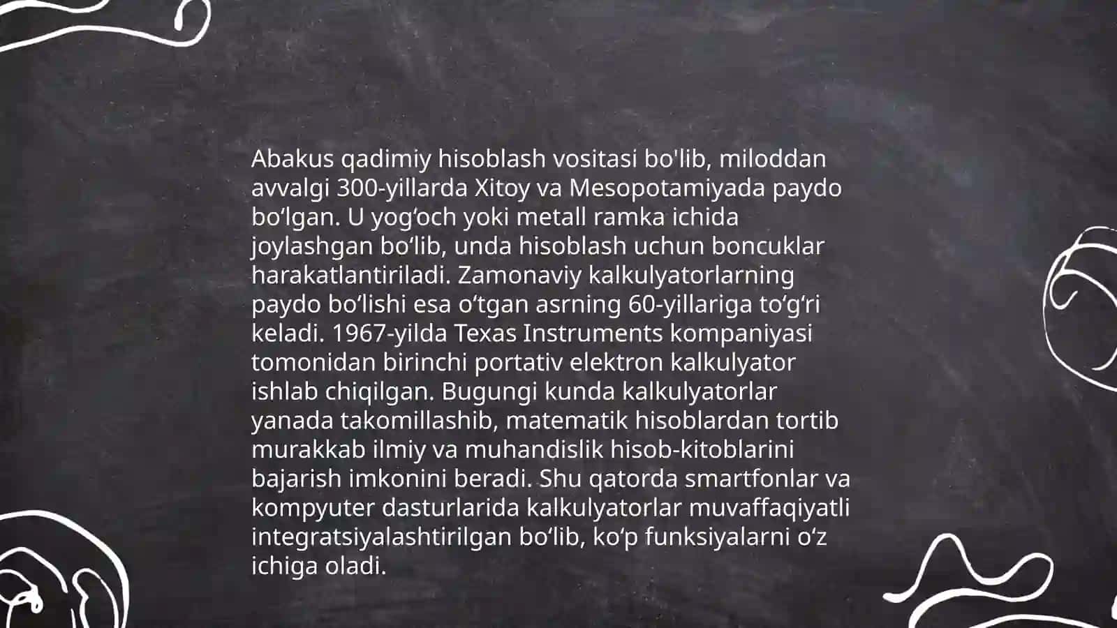 Hisoblash texnikalarining tarixiy rivojlanishi 4