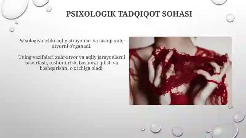 Psixalogiya fani predmeti va vazifalari 4