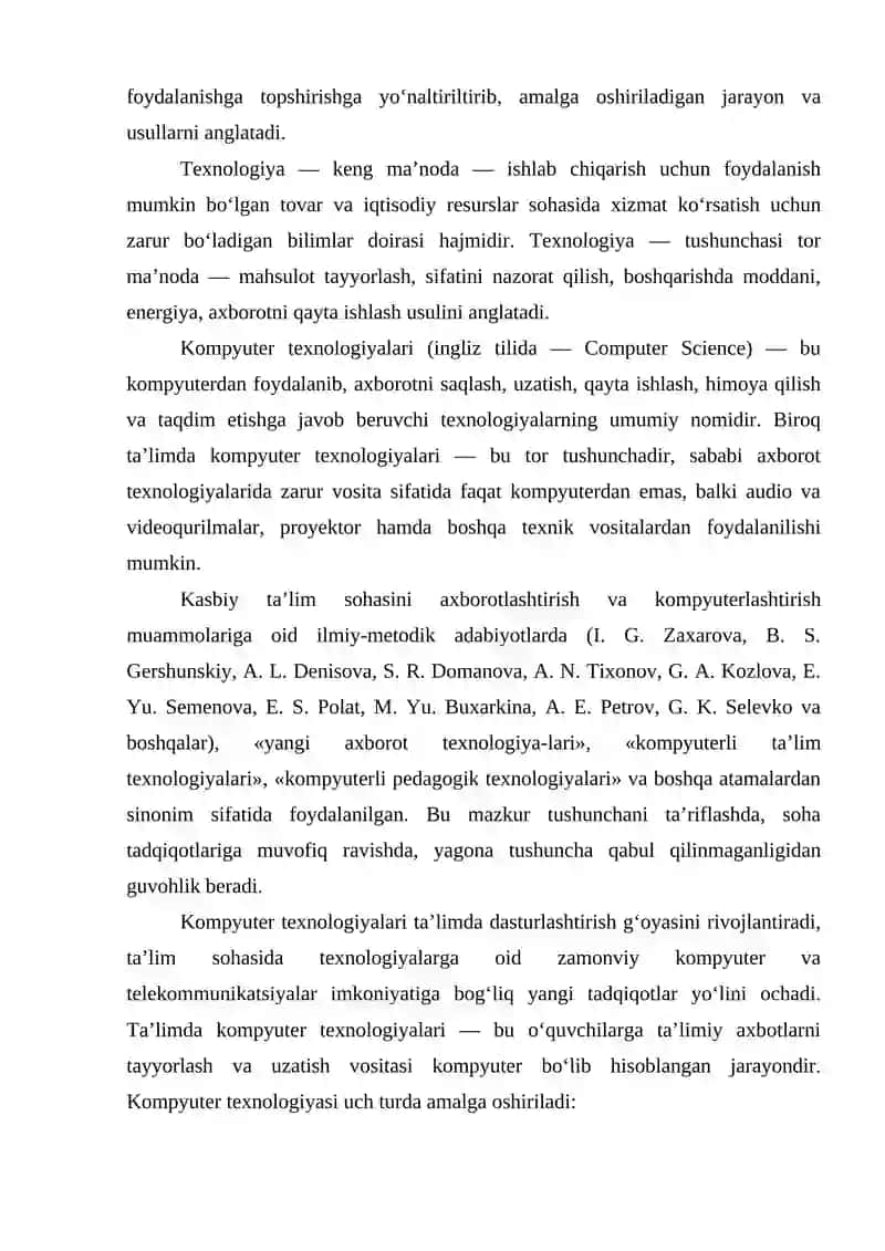 PEDAGOGIK KOMPETENTLIKNI SHAKLLANTIRISHDA PEDAGOGIK TEXNOLOGIYALARNI LOYIHALASHTIRISH VA REJALASHTIRISH YOLLARI TALIM VOSITALARI- TALIM TEXNOLOGIYASINING TARKIBINI ÒRGANISH 4