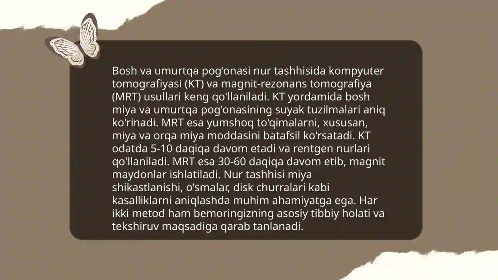 Tayanch harakat tizimi kasalliklari nur tashhisi 4