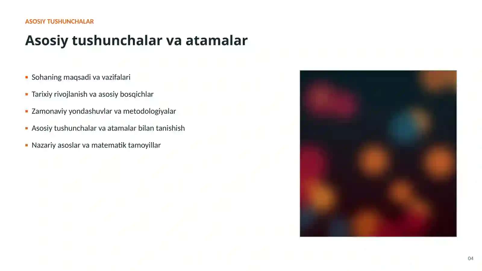 SUN'IY INTELLEKT • SUN'IY INTELLEKT ASOSLARI 4