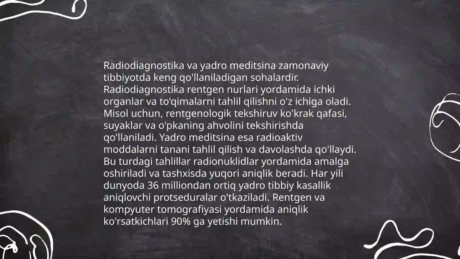 Yadro kimyosining tibbiyotdagi õrni 4