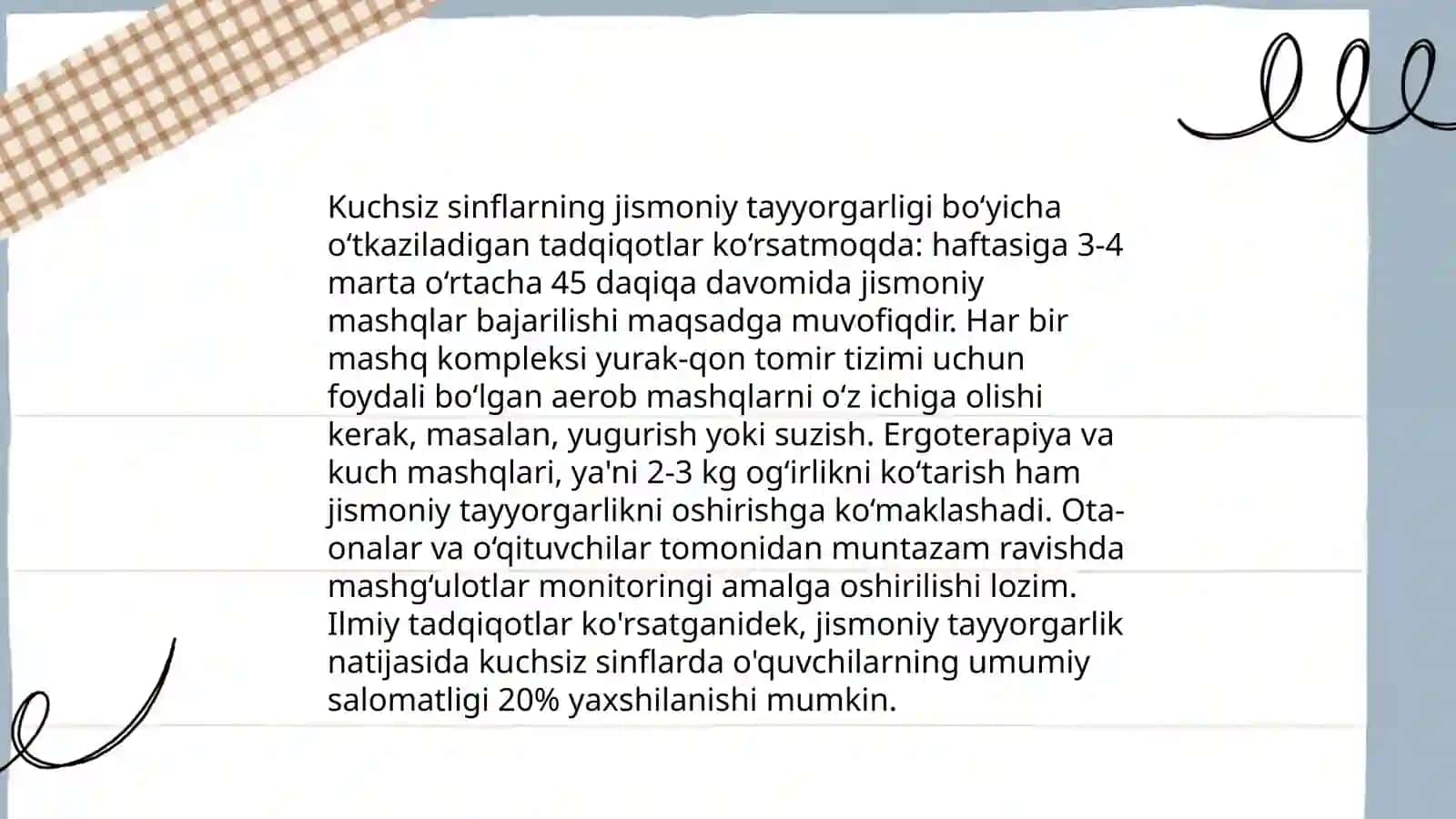 Jismoniy tayyorgarlik rejasi 4