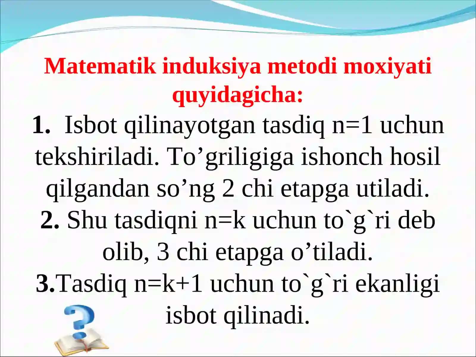 Matematik Induksiya Metodi 4