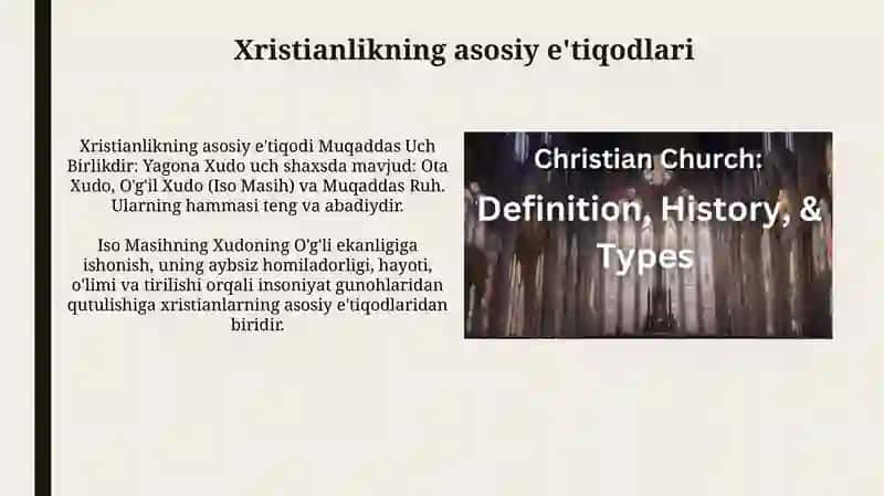 Xristian dini tarixi va asosiy g‘oyalari 4