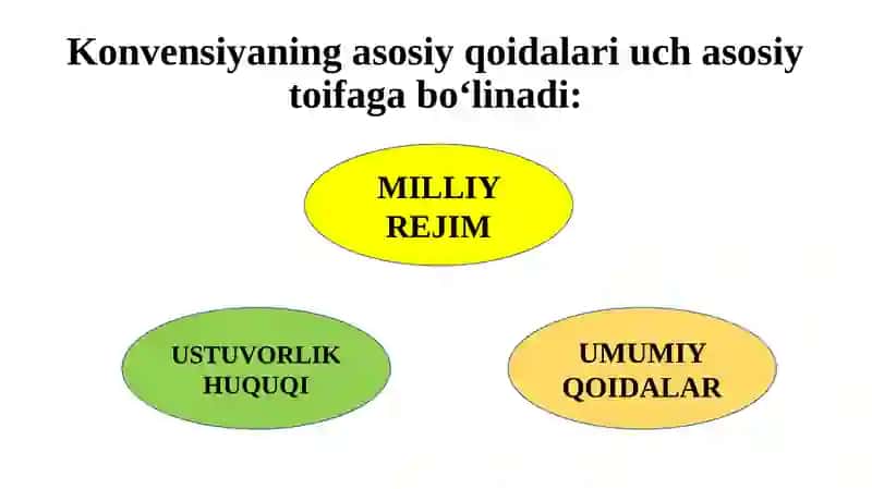 Intellektual mulk bo‘yicha xalqaro konvensiyalar va bitimlarning umumiy tavsifi 4