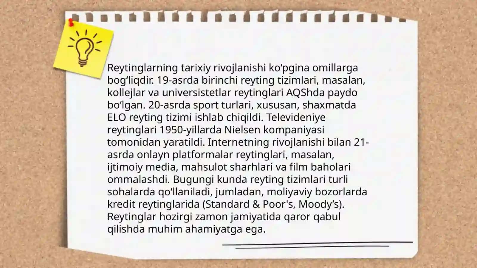 Ozbekiston xalqaro reytingdagi ko'rsatkichlarini korstishni tarixiy va siyosiy ahamyati 4