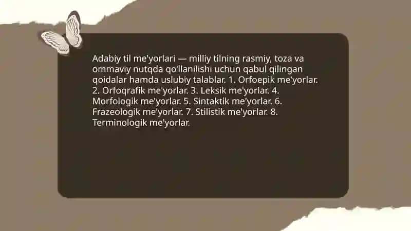 Nutq madaniyati va adabiy til me'yorlari 4