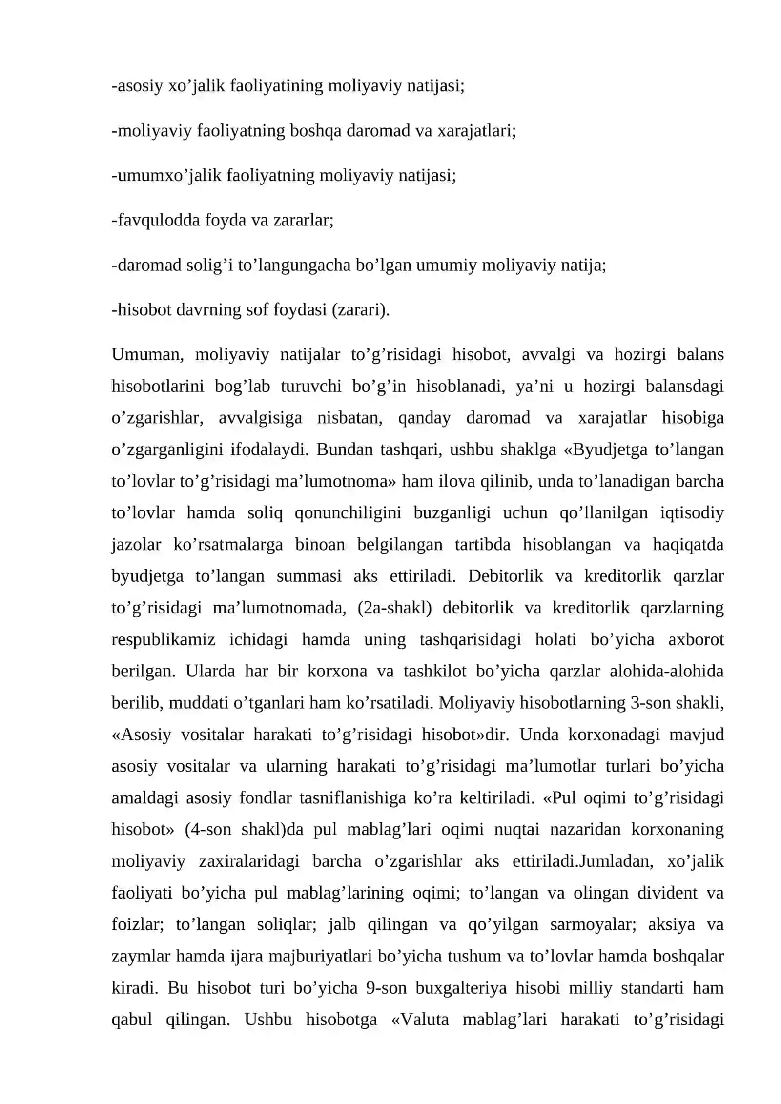 Moliyaviy xisobotlarni tarkibi va tuizsh tartibi 4