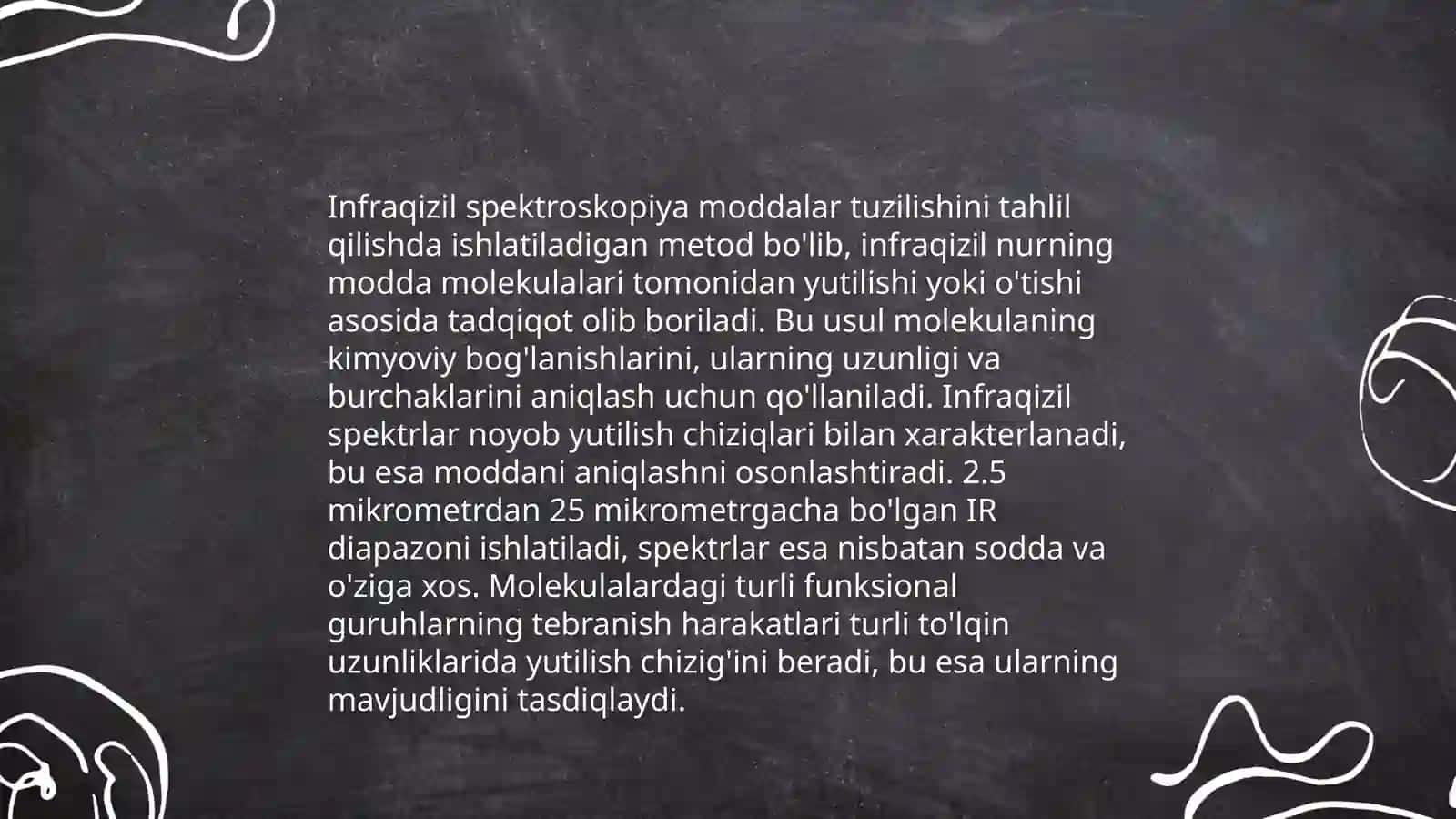 Molekulalarning tebranma harakati spektrlari 4