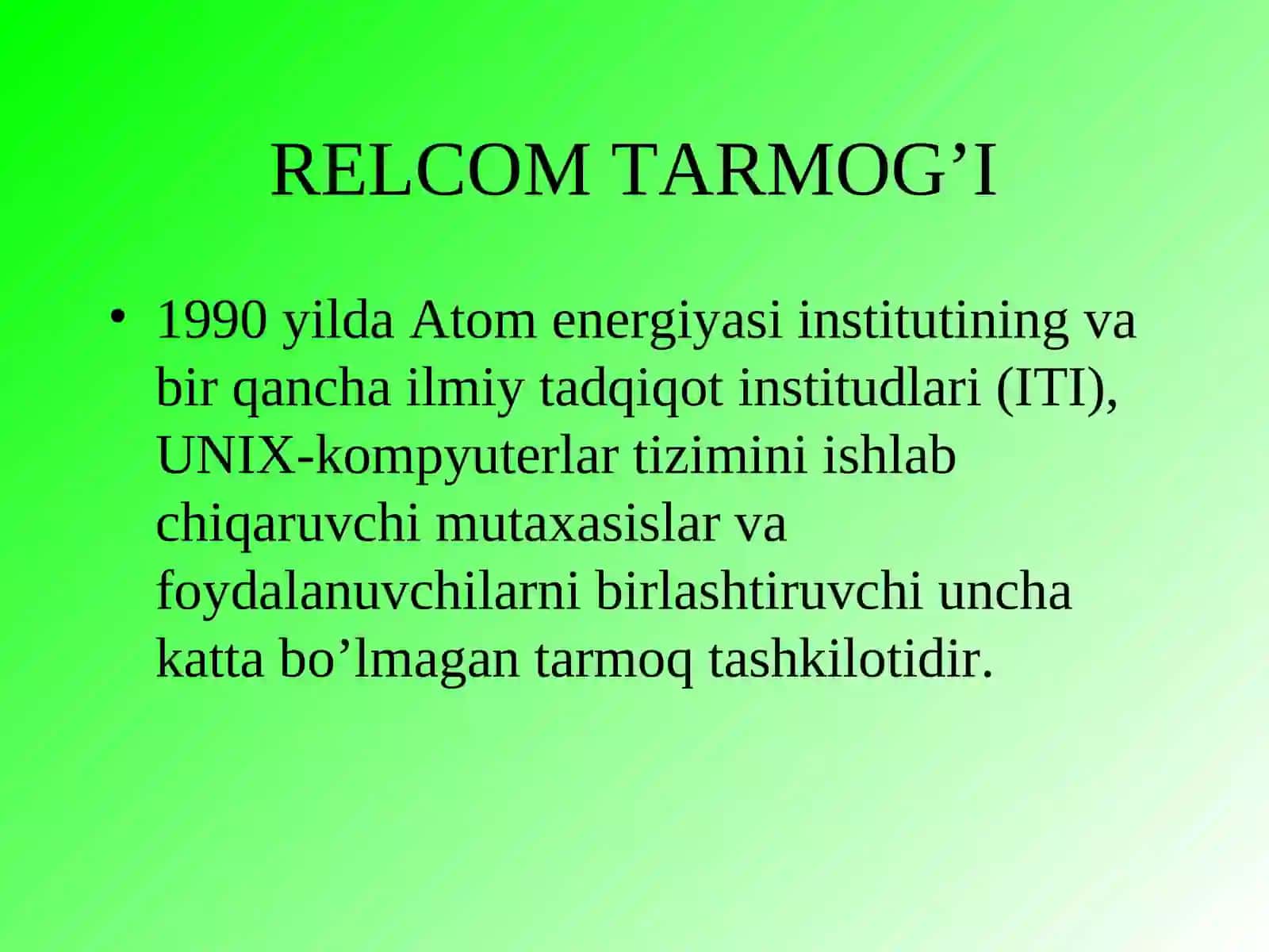 Internetga ulanish va elektron pochtadan foydalanish 4