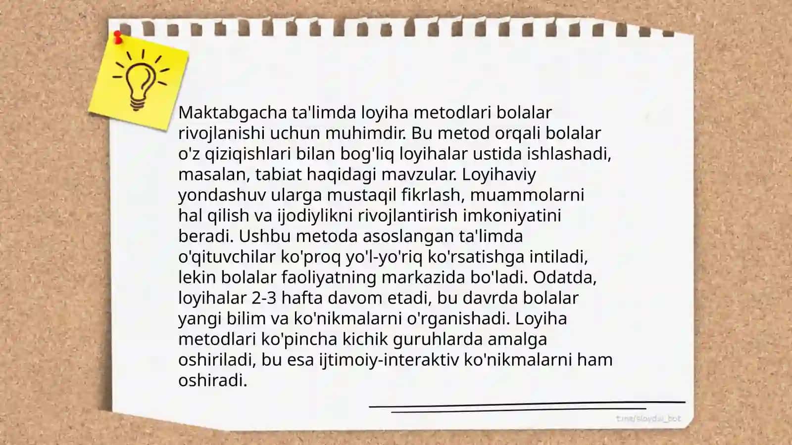 Maktabgacha ta'lim tashkilotlarida innovatsion pedogogik texnologiyalar asosida loyihalash usullari 4