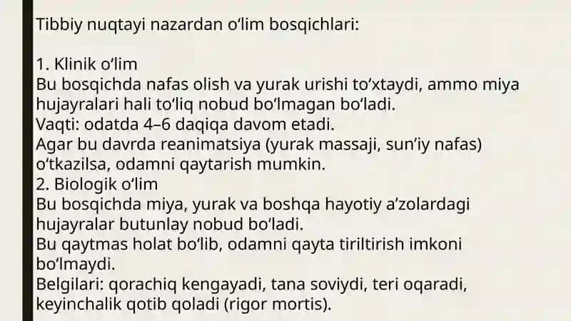 Oʻlim haqida tushunchalar 4