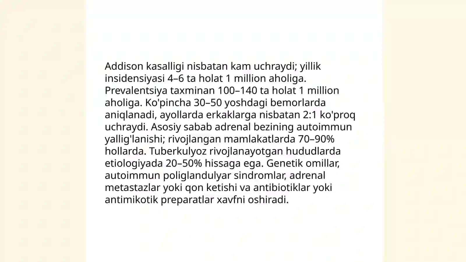 Addison kasalligi 4