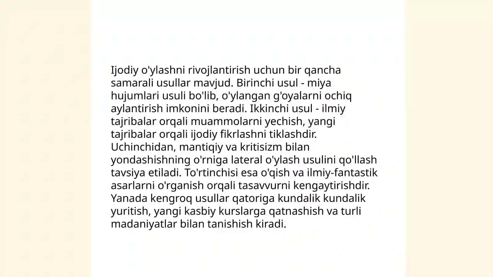 Pedagogik kompetensiyalarni shakillantirishda ijodiy yondashuv 4
