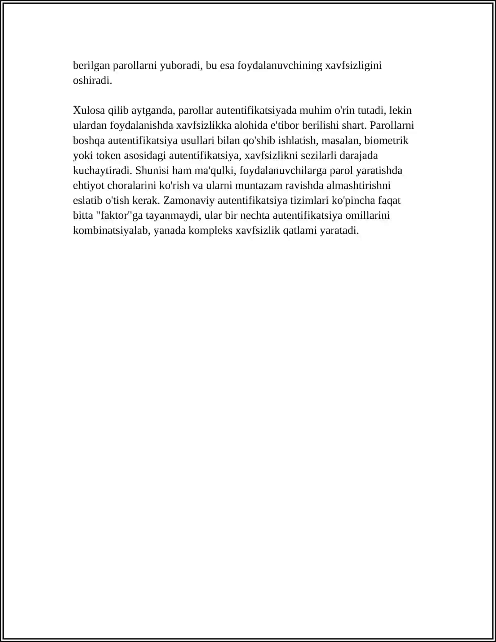 AUTENTIFIKATSIYA TIZIMINING ISHLASH SXEMASINI TUZING 4