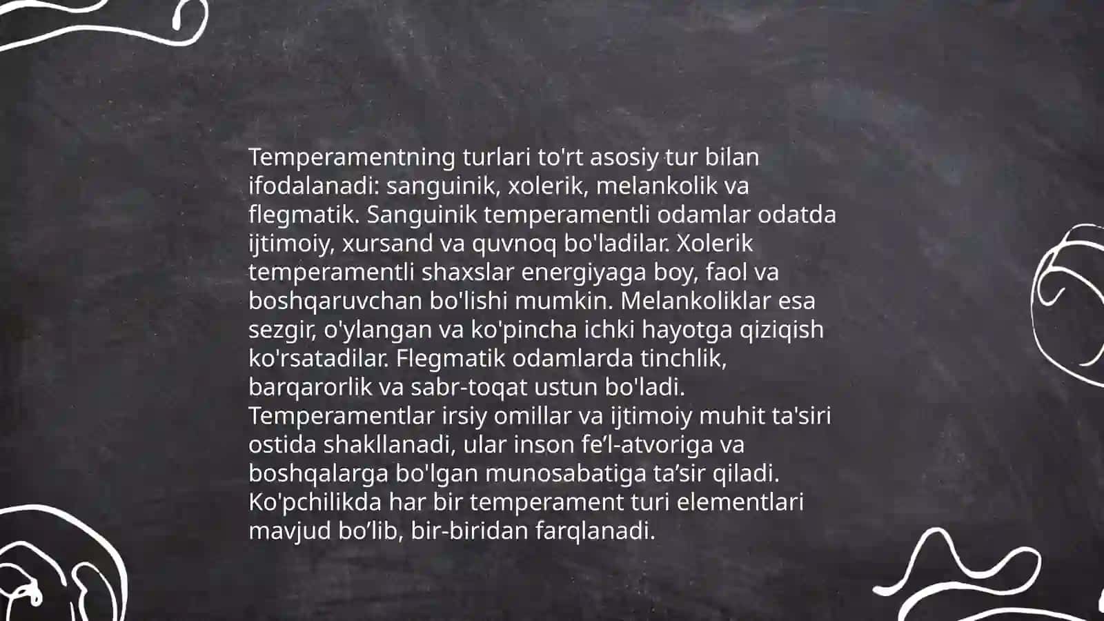 Temperament xususiyatlarining mutaxasis shakllanishidagi o'rni 4