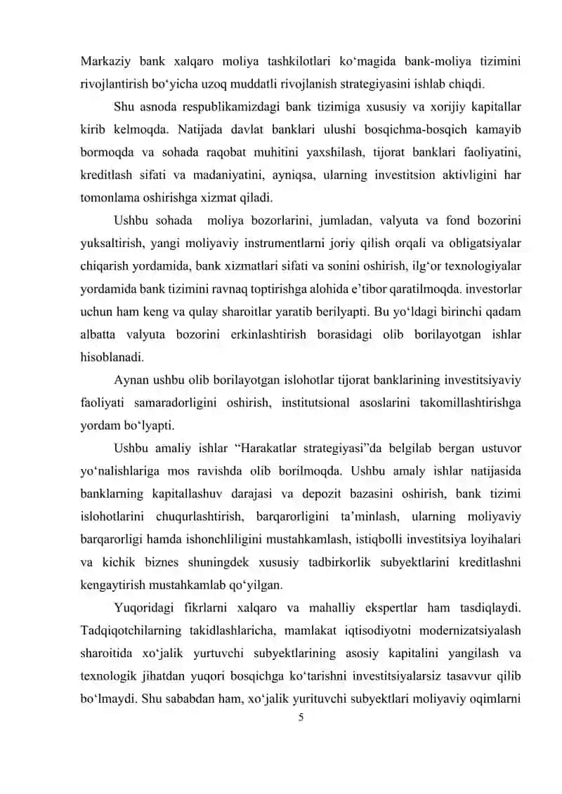 JAHON BANKLARI BILAN HAMKORLIKDA ISHLASHNI RIVOJLANTIRISH YO‘LLARI 4