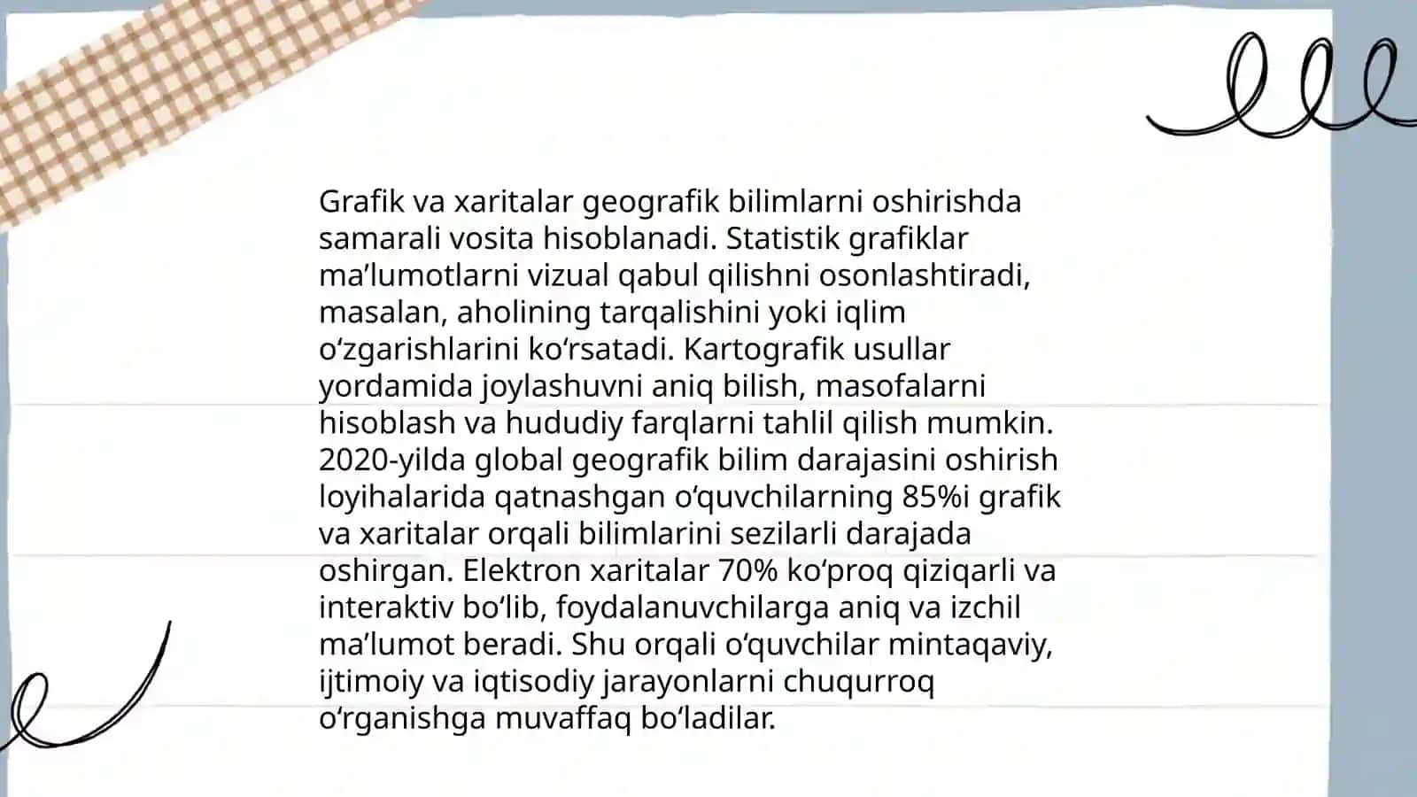 Geografiya oʻqitish metodikasi 4