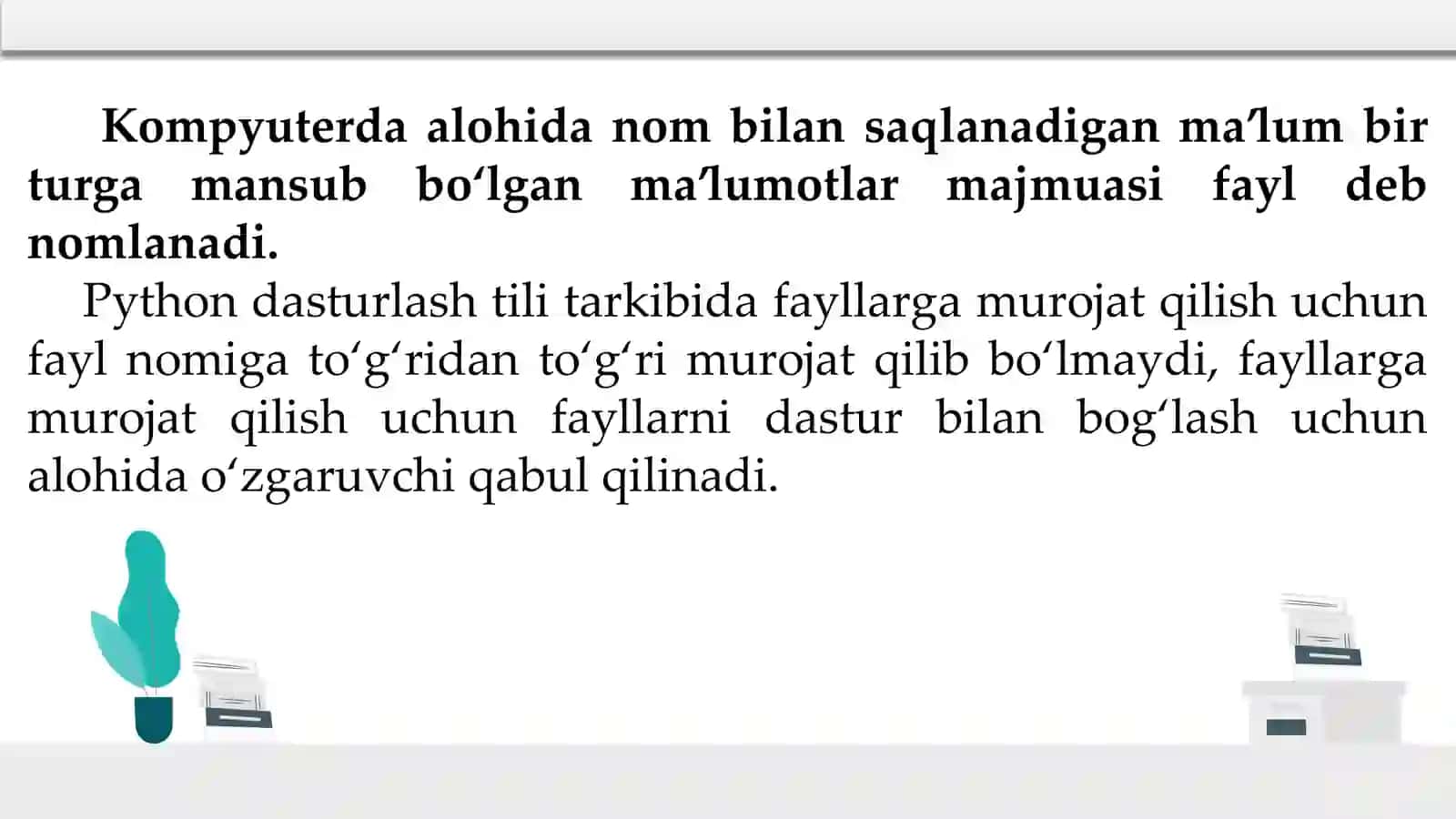 Pythonda fayllar bilan ishlash 4