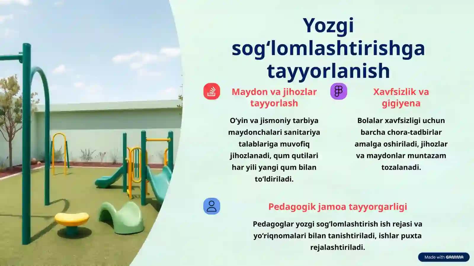 Yozgi sogʻlomlashtirish 4