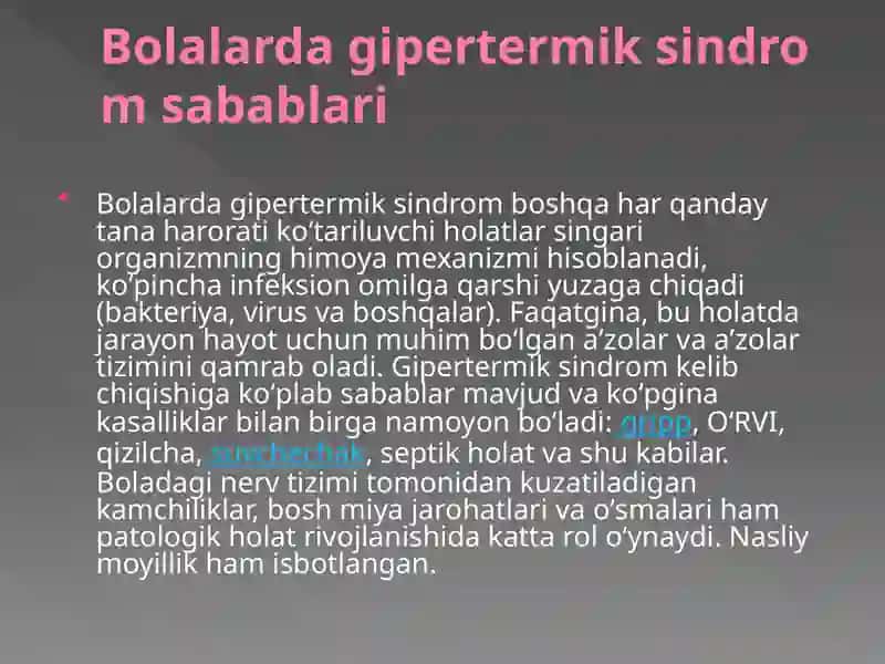 Gipertermiya.TalvasasindromiMiyashishi 4