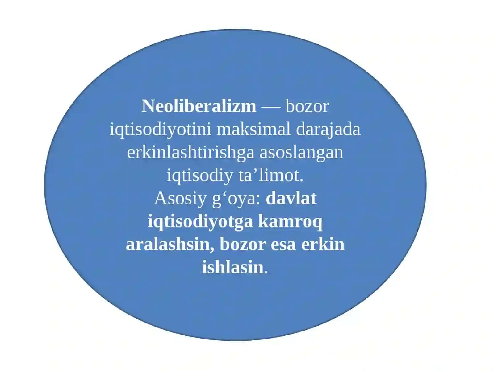 Neoliberalizm va Ijtimoiy Bozor Xo’jaligi 4