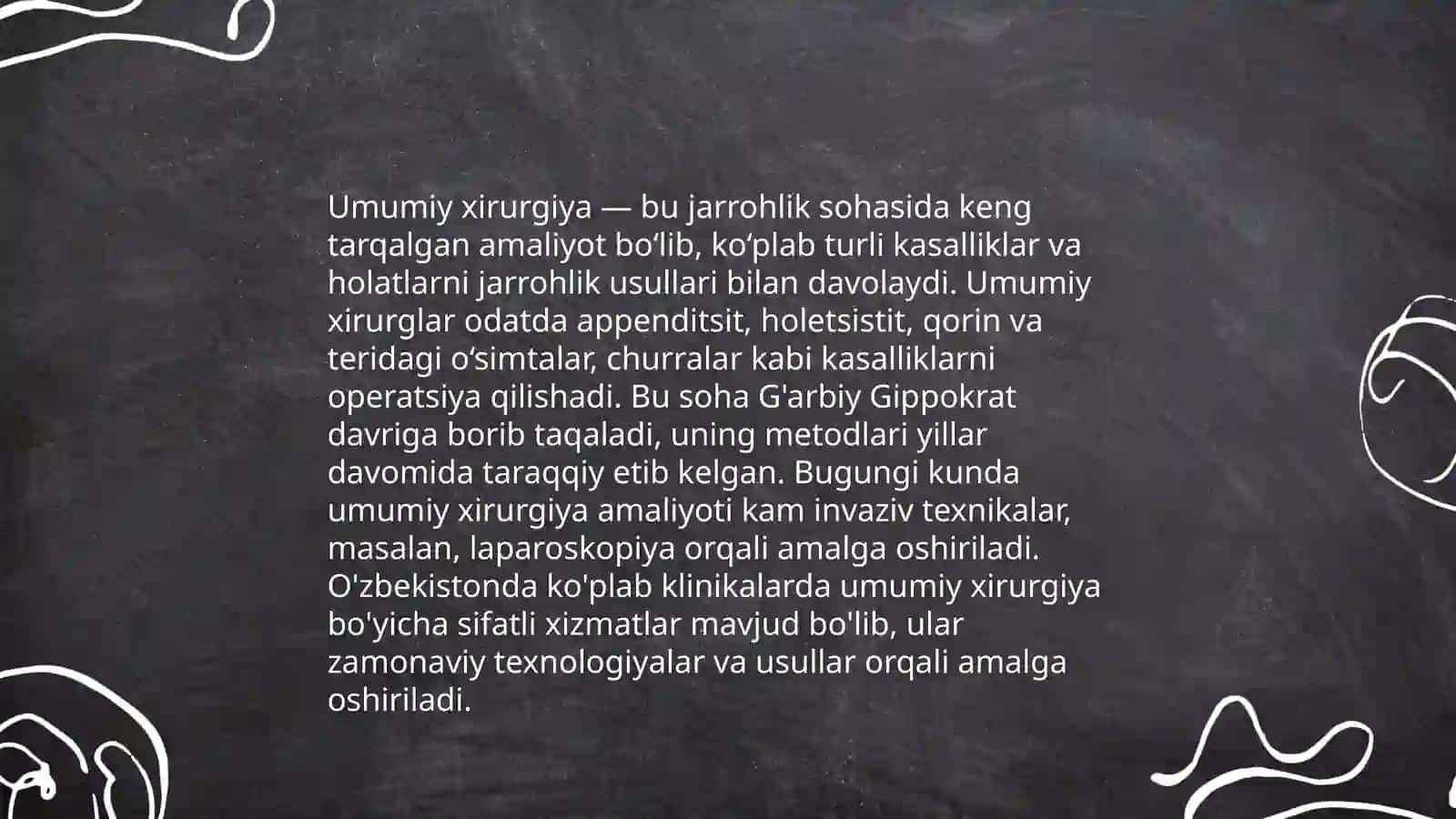 Xirurgiya boʻlimi tuzilmasi 4