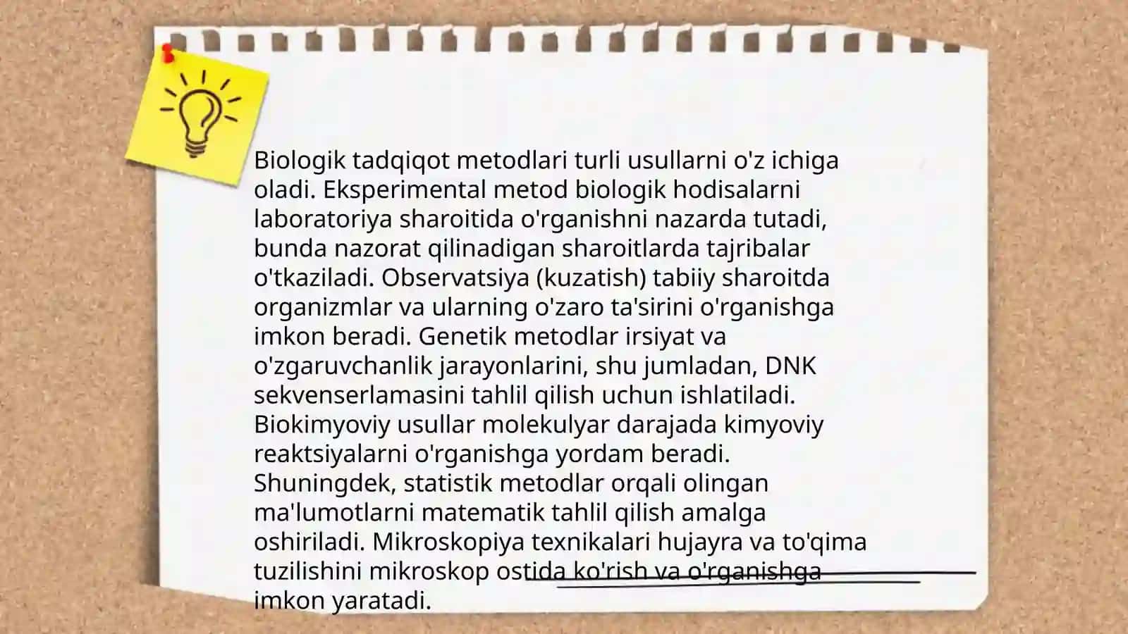 Biologiyadan olimpiada o'tkazish metodikasi 4