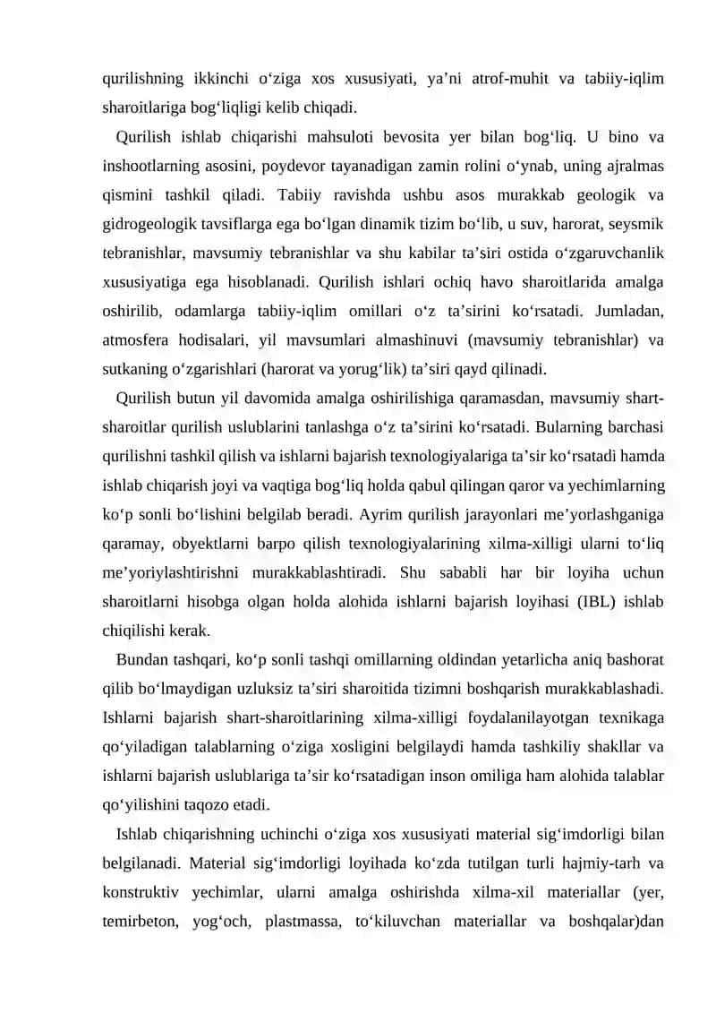 Qurilishni Tashkil Shakillari 4